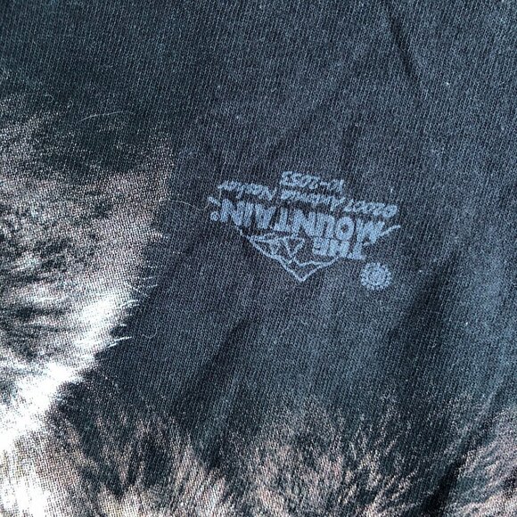 Vintage 2007 The Mountain Wolf Pack Graphic T Shirt Black Large - Picture 7 of 7